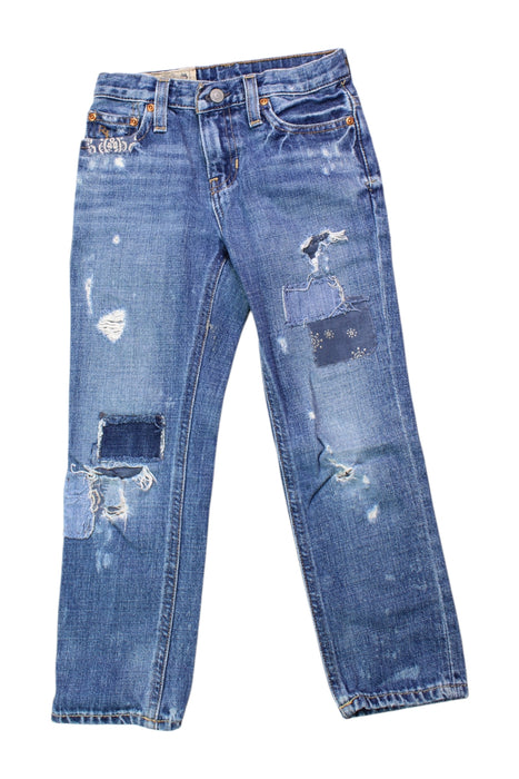 A Blue Jeans from Polo Ralph Lauren in size 5T for boy. (Front View)