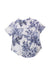 A Blue Short Sleeve Shirts from Excuse My French in size 4T for girl. (Back View)