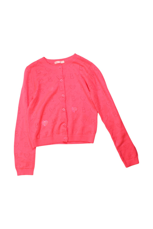 A Pink Cardigans from Billieblush in size 8Y for girl. (Front View)