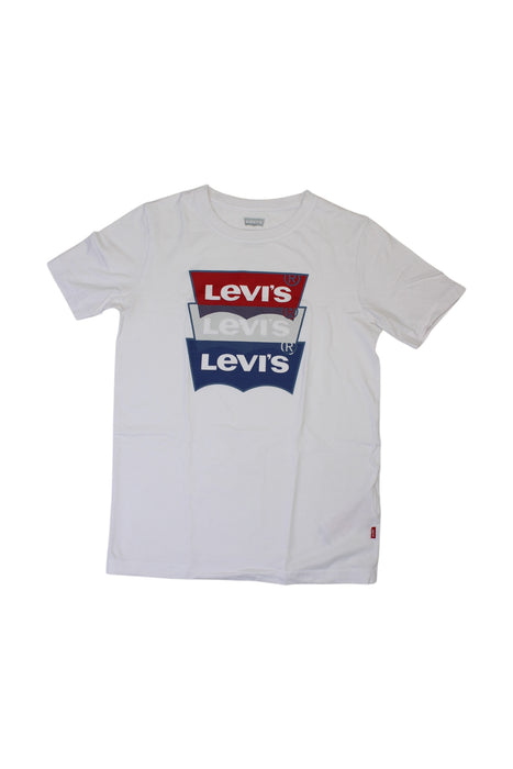 A White Short Sleeve T Shirts from Levi's in size 12Y for girl. (Front View)