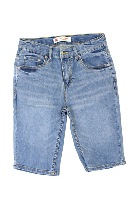 A Blue Shorts from Levi's in size 14Y for boy. (Front View)
