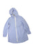 A Blue Rain Jackets from Moody Tiger in size 7Y for girl. (Front View)