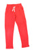 A Red Casual Pants from Petit Bateau in size 6T for girl. (Front View)