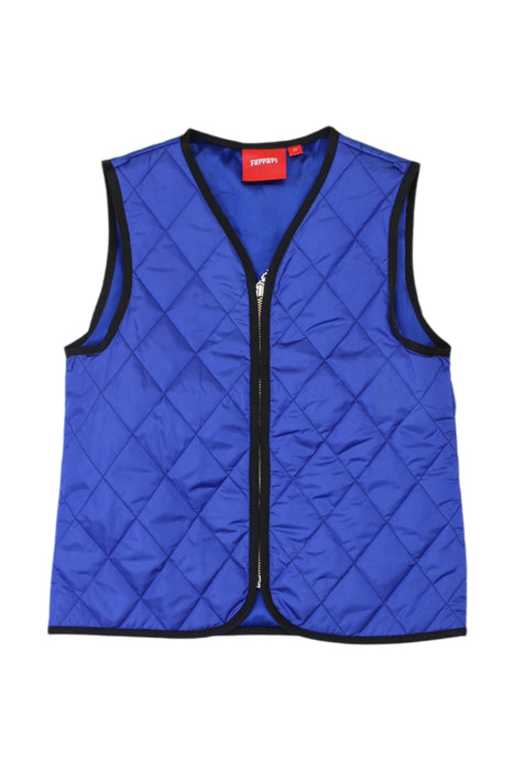 A Blue Puffer/Quilted Jackets from Ferrari in size 3T for boy. (Front View)