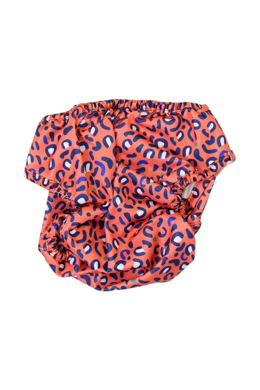 A Orange Swim Diapers from Bambino Mio in size 6-12M for neutral. (Back View)