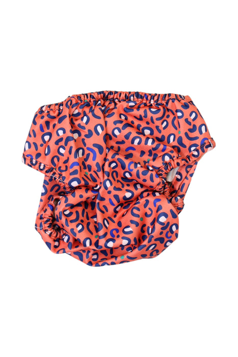 A Orange Swim Diapers from Bambino Mio in size 6-12M for neutral. (Back View)