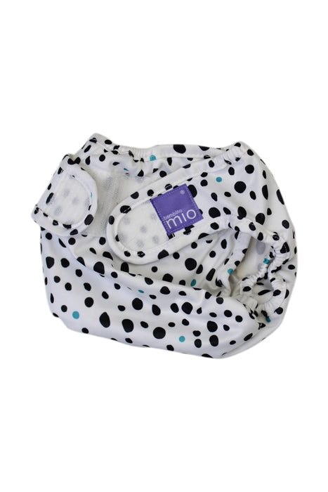 A White Cloth Diapers from Bambino Mio in size 6-12M for neutral. (Front View)