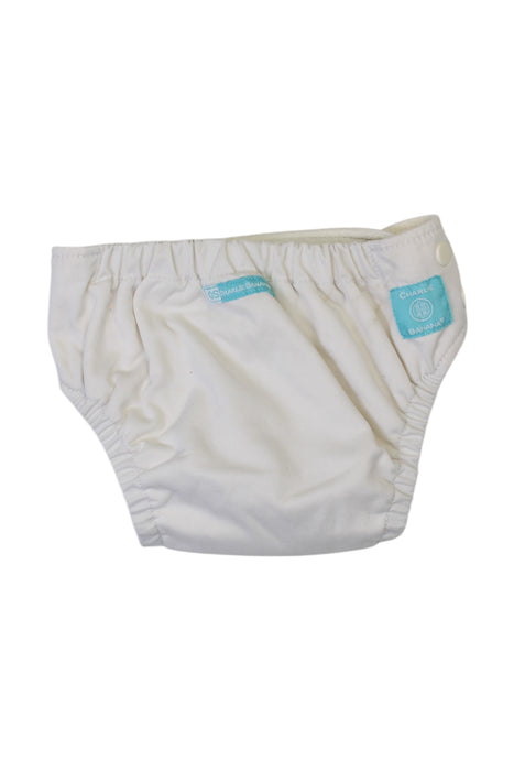 A White Cloth Diapers from Charlie Banana in size O/S for neutral. (Front View)