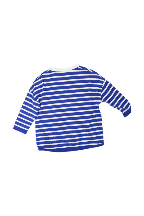 A Blue Long Sleeve Tops from Crewcuts in size 7Y for girl. (Back View)