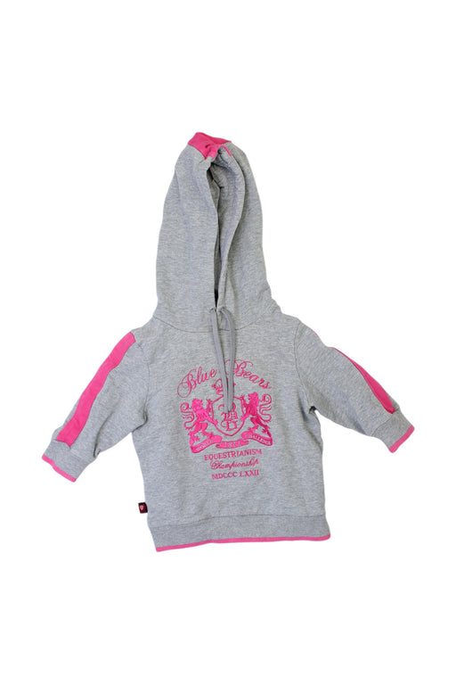 A Grey Hooded Sweatshirts from Nicholas & Bears in size 6-12M for girl. (Front View)