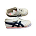 A White Sneakers from Onitsuka Tiger in size 4T for girl. (Front View)