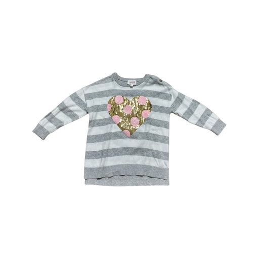 A Grey Knit Sweaters from Seed in size 2T for girl. (Front View)