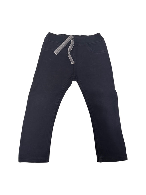 A Navy Casual Pants from Petit Bateau in size 2T for boy. (Front View)