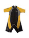A Yellow Wetsuits from Minnex in size 6-12M for boy. (Front View)