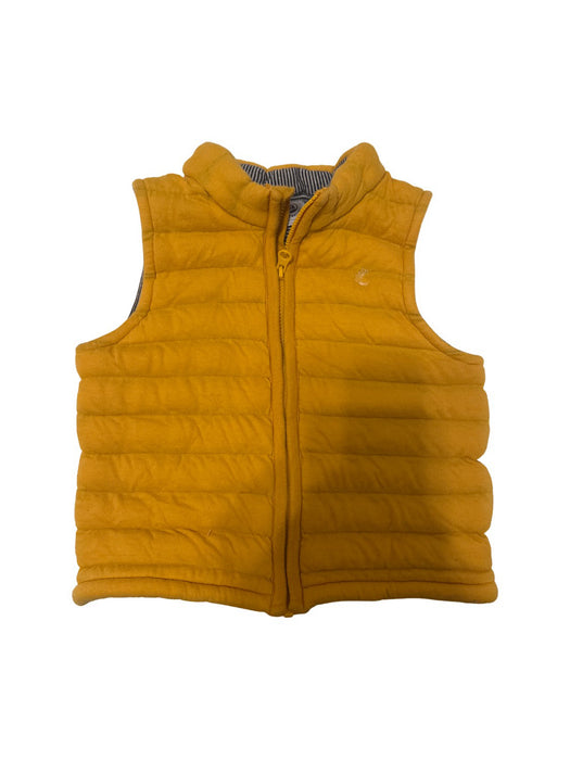 A Yellow Puffer/Quilted Jackets from Petit Bateau in size 18-24M for neutral. (Front View)