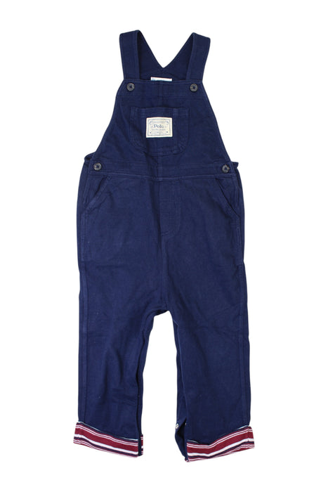 A Navy Long Overalls from Polo Ralph Lauren in size 18-24M for boy. (Front View)