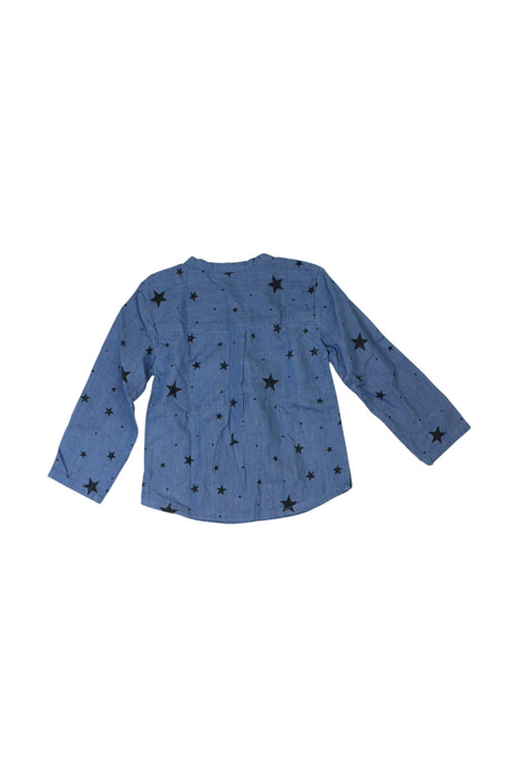 A Blue Long Sleeve Shirts from Louis Louise in size 12-18M for boy. (Back View)