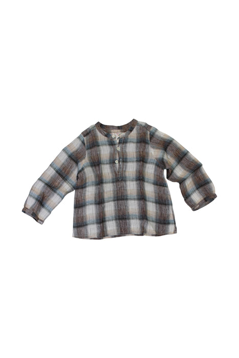 A Multicolour Long Sleeve Shirts from Bonpoint in size 12-18M for boy. (Front View)