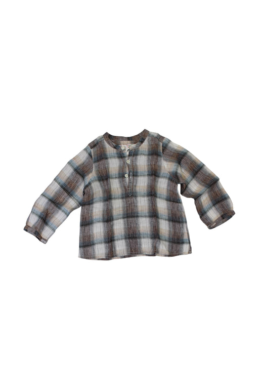 A Multicolour Long Sleeve Shirts from Bonpoint in size 12-18M for boy. (Front View)