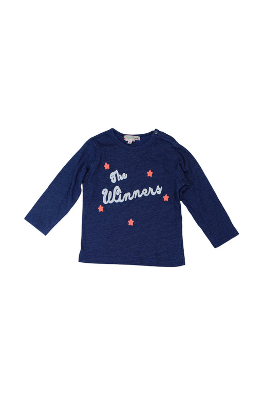 A Navy Long Sleeve T Shirts from Bonpoint in size 2T for neutral. (Front View)