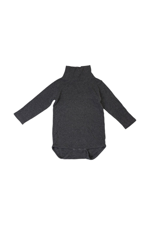A Grey Long Sleeve Bodysuits from Bonpoint in size 12-18M for boy. (Front View)