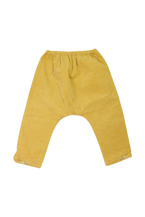 A Yellow Casual Pants from Arsène et les pipelettes in size 4T for boy. (Back View)