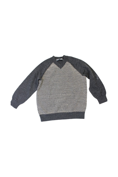 A Grey Knit Sweaters from Bonpoint in size 3T for boy. (Front View)