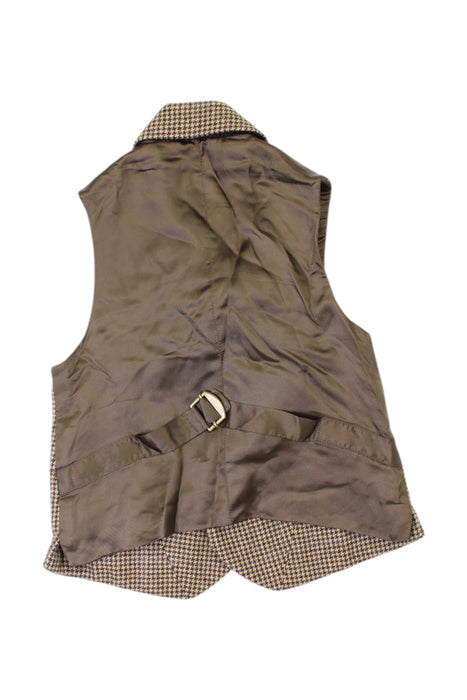 A Brown Dress Up Vests from Polo Ralph Lauren in size 2T for boy. (Back View)
