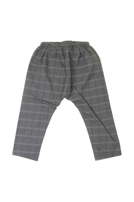 A Grey Casual Pants from Les Enfantines in size 2T for boy. (Back View)