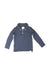 A Blue Long Sleeve Polos from J.Crew in size 12-18M for boy. (Front View)