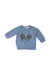 A Blue Crewneck Sweatshirts from Soft Gallery in size 12-18M for boy. (Front View)