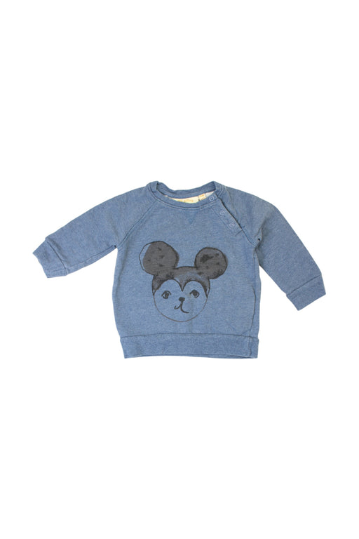 A Blue Crewneck Sweatshirts from Soft Gallery in size 12-18M for boy. (Front View)