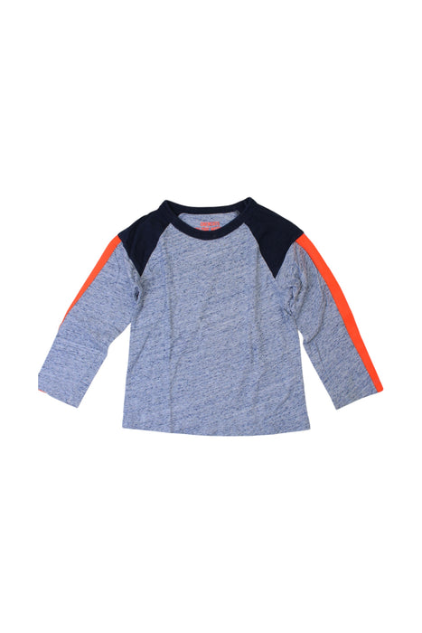 A Grey Long Sleeve T Shirts from Crewcuts in size 2T for boy. (Front View)