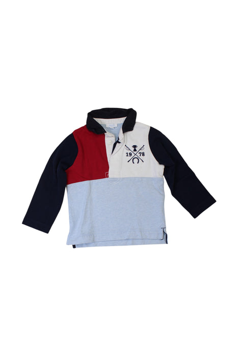 A Multicolour Long Sleeve Polos from Jacadi in size 2T for boy. (Front View)