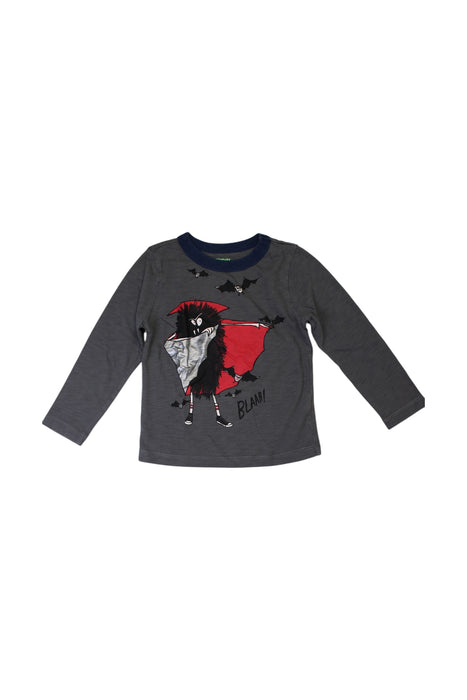 A Grey Long Sleeve T Shirts from Crewcuts in size 2T for boy. (Front View)