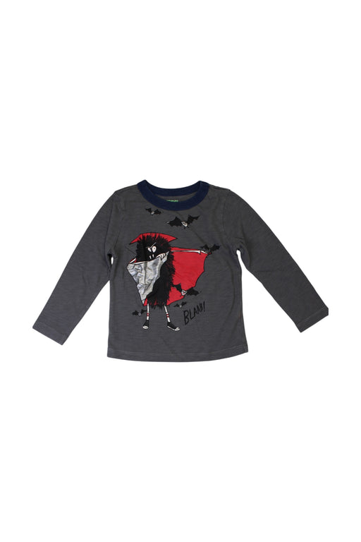 A Grey Long Sleeve T Shirts from Crewcuts in size 2T for boy. (Front View)