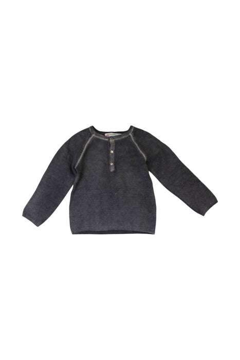 A Grey Knit Sweaters from Bonpoint in size 12-18M for neutral. (Front View)