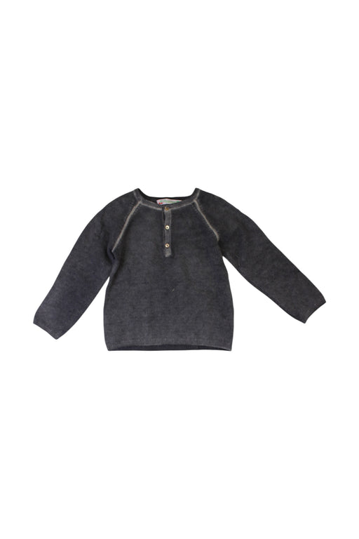 A Grey Knit Sweaters from Bonpoint in size 12-18M for neutral. (Front View)