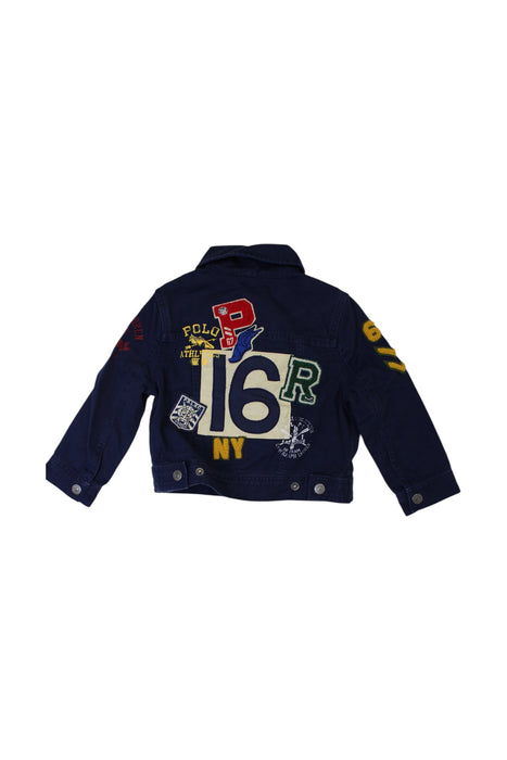 A Navy Lightweight Jackets from Polo Ralph Lauren in size 2T for boy. (Back View)