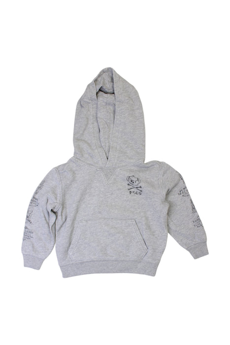 A Grey Hooded Sweatshirts from Ralph Lauren in size 18-24M for boy. (Front View)