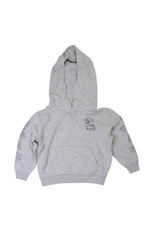 A Grey Hooded Sweatshirts from Ralph Lauren in size 18-24M for boy. (Front View)