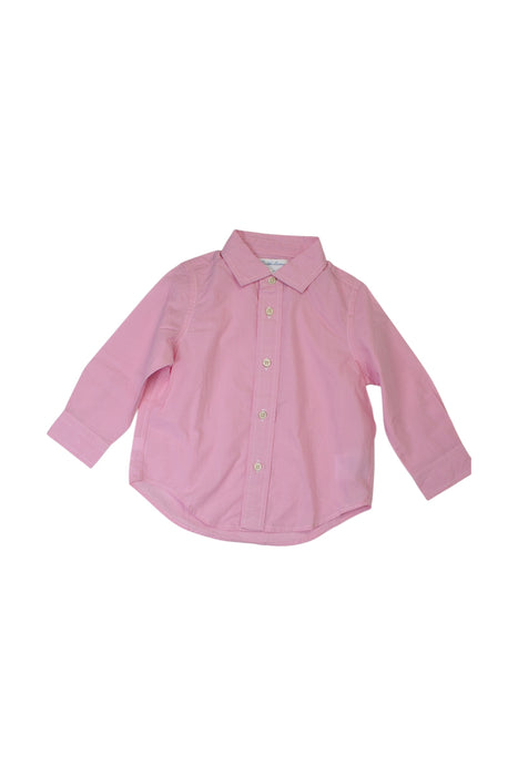 A Pink Long Sleeve Shirts from Ralph Lauren in size 12-18M for boy. (Front View)