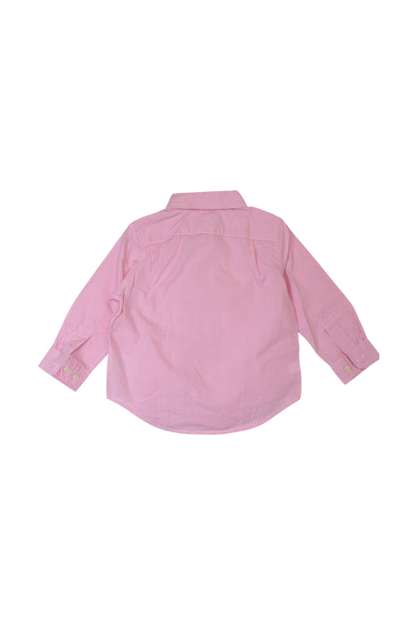 A Pink Long Sleeve Shirts from Ralph Lauren in size 12-18M for boy. (Back View)