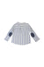 A White Long Sleeve Shirts from Arsène et les pipelettes in size 12-18M for boy. (Back View)