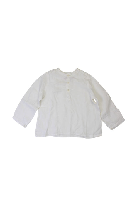 A White Long Sleeve Shirts from Bonpoint in size 12-18M for boy. (Front View)