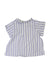 A Blue Short Sleeve Shirts from Bonpoint in size 12-18M for girl. (Front View)