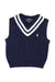 A Navy Dress Up Vests from Polo Ralph Lauren in size 2T for boy. (Front View)