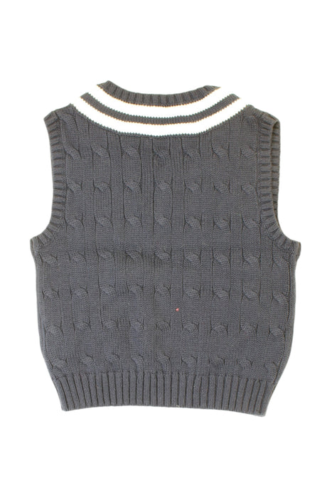 A Navy Dress Up Vests from Polo Ralph Lauren in size 2T for boy. (Back View)