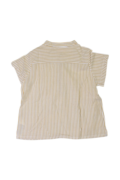 A Beige Short Sleeve Shirts from Bonpoint in size 2T for boy. (Back View)