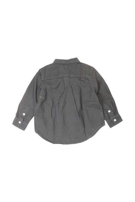 A Black Long Sleeve Shirts from Ralph Lauren in size 12-18M for boy. (Back View)